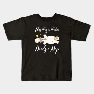 Tired Unicorn Needs a Nap Kids T-Shirt